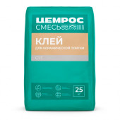 Клей для керамической плитки С1Т ЦЕМРОС, 25 кг