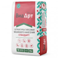 Штукатурка гипсовая белая ВидАрт Стандарт, 30 кг